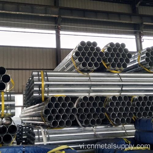 Nóng Dipped GI mạ kẽm ống liền mạch ống